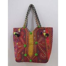 Vintage Ethnic Embroidered Shoulder Bag