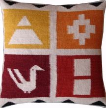 wool kilim cushion cover for home and hotel