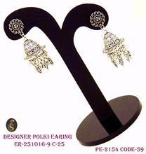 ilver Plated Tops with Jhumka Earring