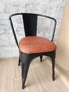 Industrial chair with wooden Cushion
