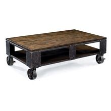 Industrial  Crate Coffee Table on Castor