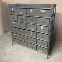 Vintage Industrial Metal Chest Of drawer