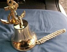 Anchor Brass Ship Bell