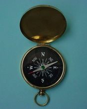 Antique Brass Compass Replica
