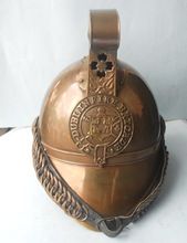 Brass Dublin Fire Man Helmet,