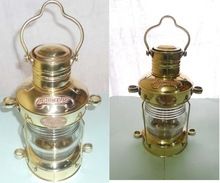 Brass Shiny Anchor Oil Lamp