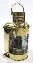 Brass Shiny Lookout Oil Lamp