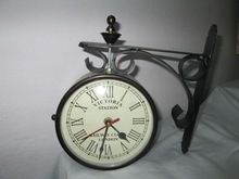 Double Face Station Clock