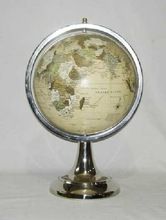 Globe with metal stand 