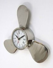 Marine Brass Propeller Wall Clock