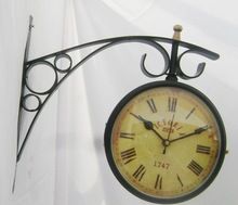 Vintage metal wall clock