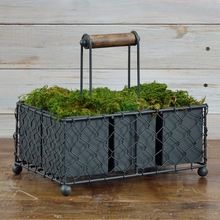 IRON WIRE POT CADDY FOR HERBS