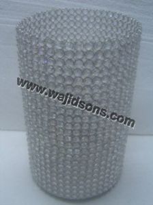 Aluminium Floor Standing Crystal Votive