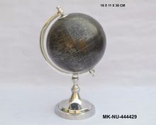 Antique Globe On Metal Stand