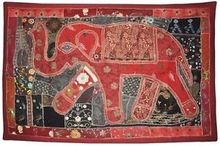Wall Decor Elephant Tapestry Patchwork