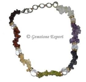 Chakra Chips Stone Anklet