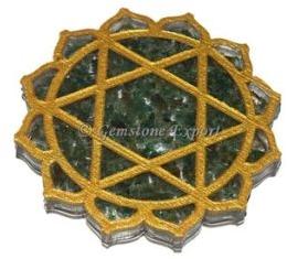 Green Aventurine Heart Chakra Coaster