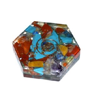 Orgone Faceted Round Paper Holder