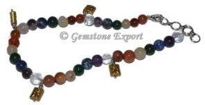 Seven Chakra Stone Anklet