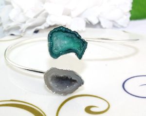 Geode Bangle and Bracelets