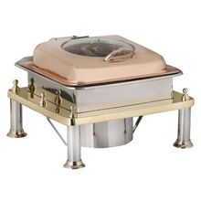 Stainless Steel chafing Dish with Copper Planting