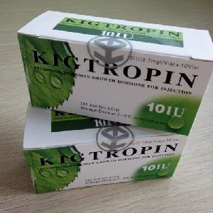 Human Growth Hormone ( HGH ) Kigtropin 100iu kit: 10iu/vial*10vials per kit