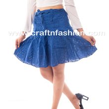 Chikan Cotton Hakoba Skirt