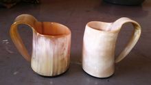 buffalo horn drinking glasses and mugs