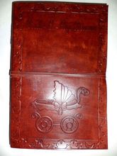 Custom Embossed Leather Journals , Custom Made