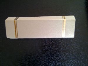 Empty Scroll Boxes with Foil Printing for Wedding