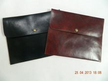Genuine School Leather Journasl with Stone and Handmade Paper