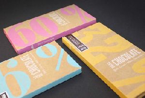 Kraft Paper Packaging for Chocolate Bars