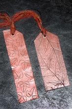Leather Bookmarks Embossed for Bookstores