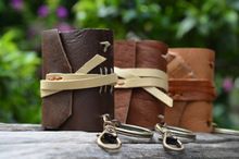 mini leather journals for dollhouses, jewelry designers