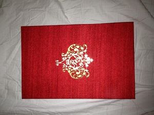 Silk Wedding Invitation folios