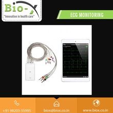 Mobile phone connected digital and portable ECG machine