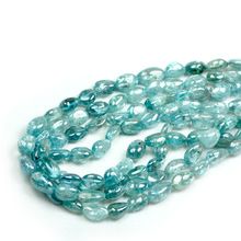Aquamarine faceted nuggets gemstone beads