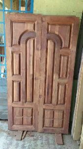 Teak Wood Simple Designer Panal Doors