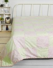 patchwork double bed blanket