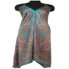Printed Silk Scarf Dress