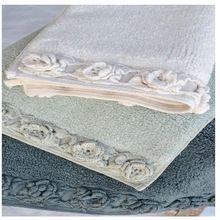 Cotton Applique Work bath mat