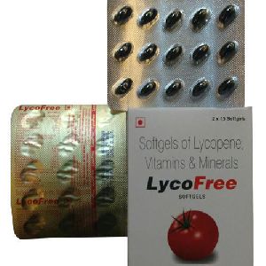 Lycoprne, Vitamins, minerals Softgels