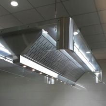 Kitchen Hood With Glass Cover