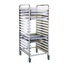 Stainless Steel Kitchen Pans Tray Rack Trolley