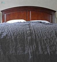 Bedspread Throw Boho Flax Linen Bedcover