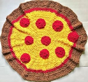 Handmade Knitted Crochet Multicolor Baby Blanket