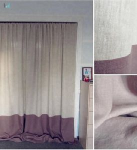 Linen Curtain Custom color drapes