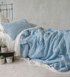 Stonewashed Linen Quilt Cover Pure linen bedding