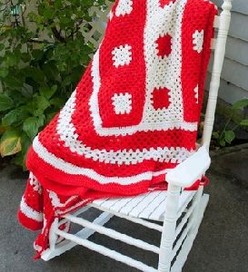 Vintage Granny Squares Hand Crochet