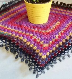 Vintage Handmade knitted crochet cover